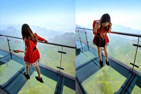 Glass Bridge in Zhangjiajie