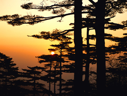 Sunset at Mt. Huangshan