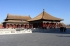 the hall of central harmony foreground and the hall of preserving harmony