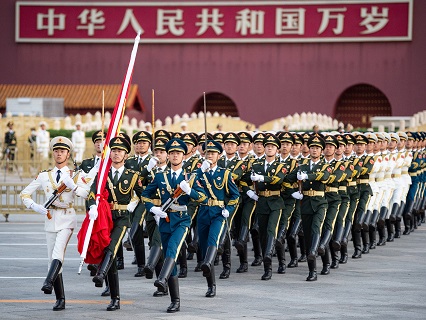 Tiananmen square guards